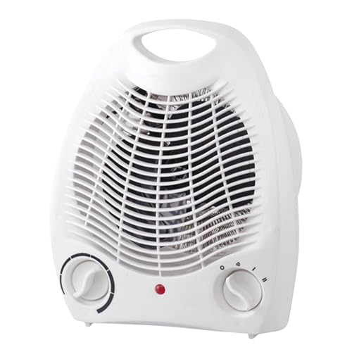 Yasta Caldobagno Elettrico 2000W Scaldino Termoventilatore Portatile Stufetta Aria Calda