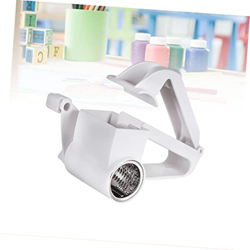 Rallador de queso giratorio plástico Ciieeo blanco miniatura 5