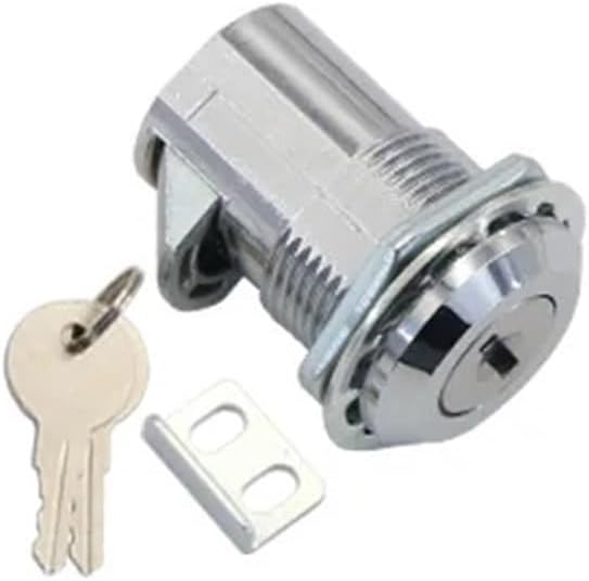 Push-Type Retractable Electric Cabinet Light Box Elevator Door Button Lock Impact Loc 1Pcs(Black+White)