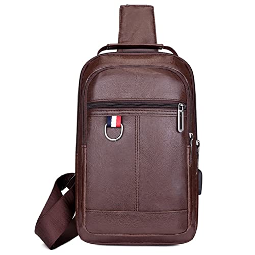 Bolso de hombro para hombre impermeable que soluciona la falta de batería al viajar