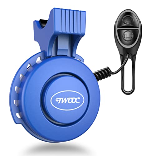 Blue Fahrradklingel USB Wiederaufladbar - wasserdichte Fahrrad Bell - IP65 Wasserdicht 120 dB 4 Soundsmodi Cover