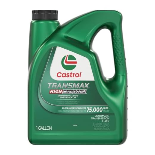 Castrol Transmax High Mileage Automatic Transmission Fluid, 1 Gallon