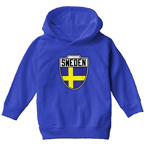 Sweden - Country Soccer Crest Toddler/Youth Fleece Hoodie2