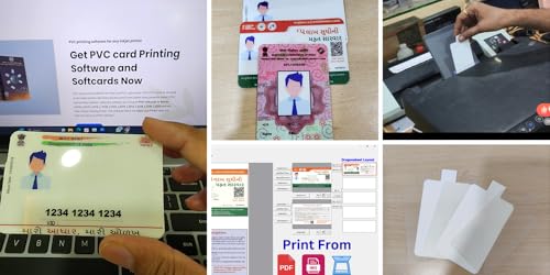 Image of PVC softcard Plus | PVC card For any inkjet printer | 54mm X 86mm plus With Coating (080)