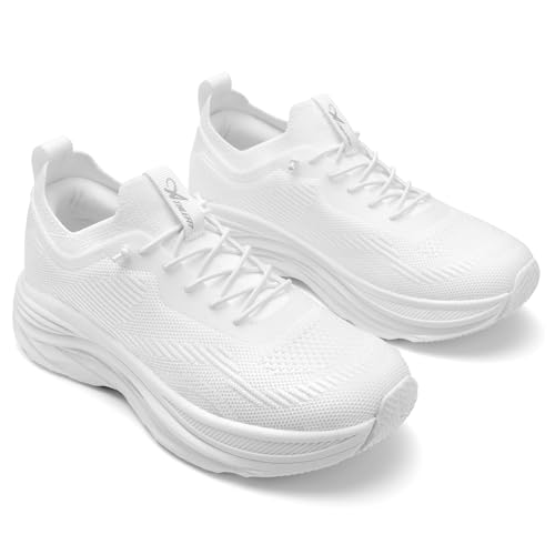 Athlefit Women's Slip On Walking Tennis Shoes Hands Free Non sllip Lightweight Breathable Gym Workout Athletic Sneakers4