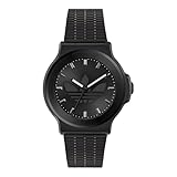 [adidas originals watch] ユニセックス 腕時計 アディダス エクスプレッションスリー AOFH25504 クォーツ 5気圧防水 ミネラルガラス ブラック文字盤 ステンレススチール [並行輸入品]