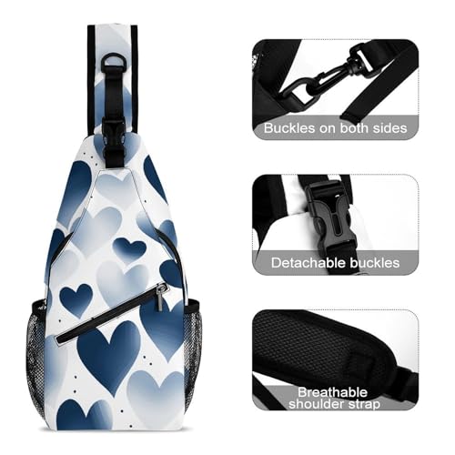 Bolso cruzado tipo sling para deporte y viaje miniatura 3