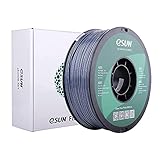 eSUN ABS filament 1.75mm Grey 1kg (2.2lb) Spool for Makerbot, Reprap, UP, Afinia, Flash Forge and all FDM 3D Printers, Grey