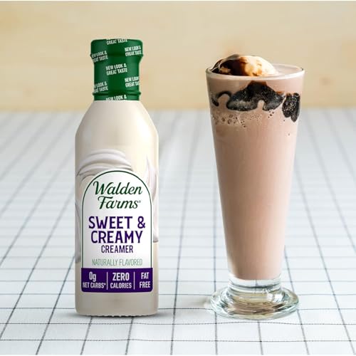 Walden Farms Coffee Creamers, 12 oz, Sweet Cream, 6-Unit