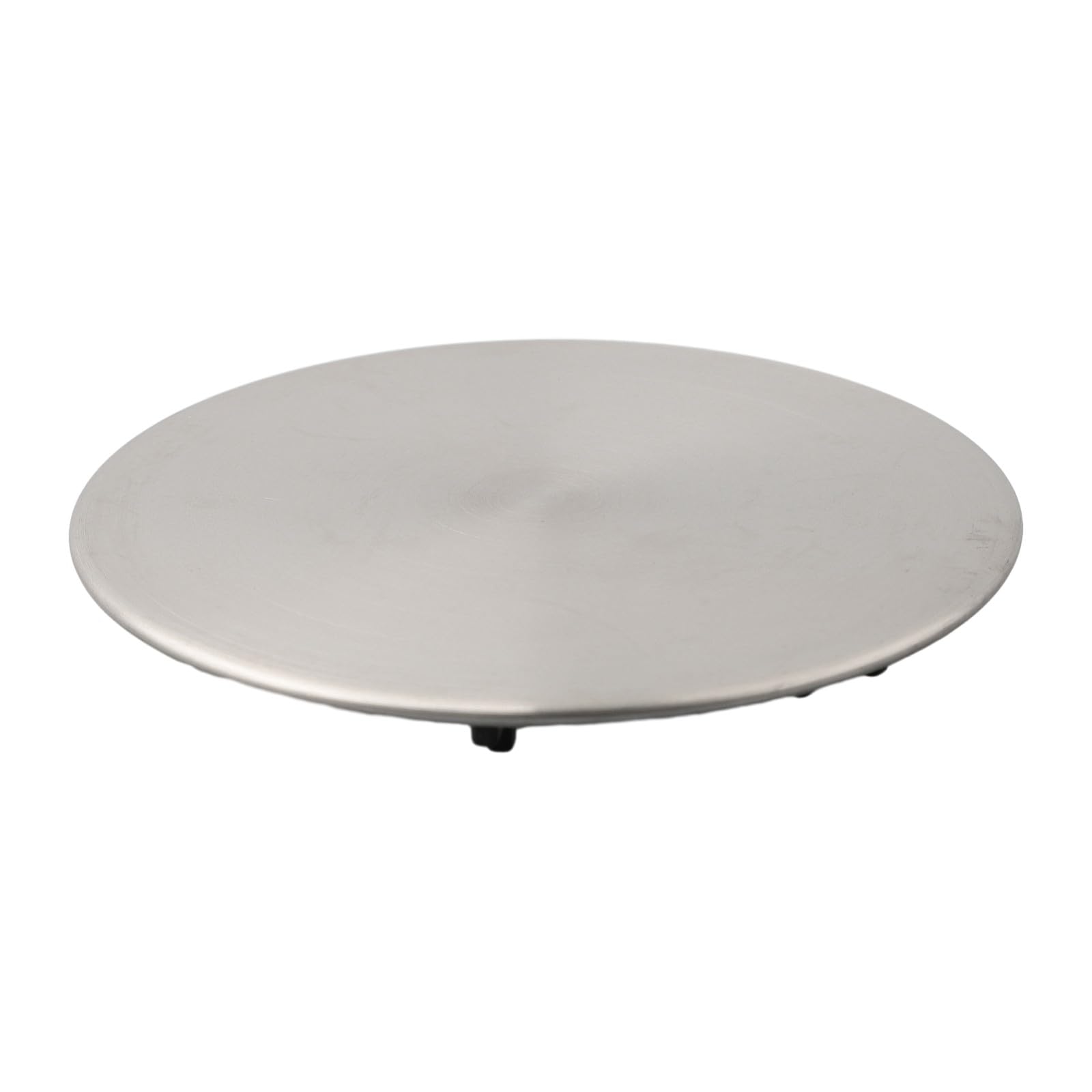 Auratrove Coperchio per filtro per lavello in acciaio inossidabile per scarico della cucina, SUS304, coperchio per maniglia per lo smaltimento dei rifiuti, tappo piatto decorativo da 115,5 mm, argento