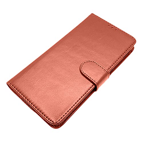 Image of Pikkme Honor 9N Flip Case Leather Finish | Inside TPU with Card Pockets | Wallet Stand and Shock Proof | Magnetic Closing | Complete Protection Flip Cover for Honor 9N (Brown)