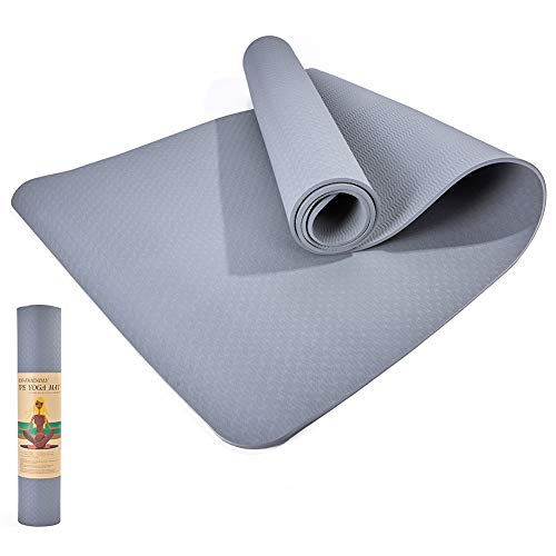 With a bud Yoga Mat Non Slip,Exercise mat Workout mats Workout mats for Home,Yoga Mat Carrier Strap (72