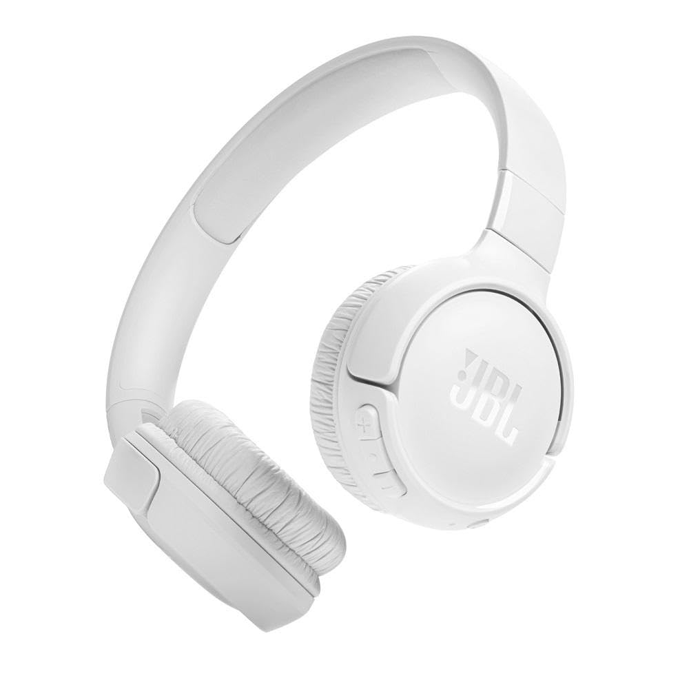 Auriculares diadema inalámbricos blancos JBL Tune 520BT para tu música diaria