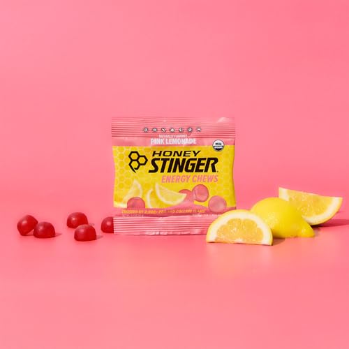 image for Honey Stinger Organic Pink Lemonade Energy Chew, Gluten Free & Caffein
