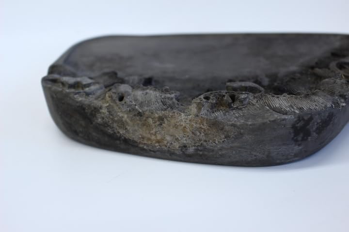 赤間硯 野面硯 曰本工芸会正会員 下井唯石 美 女性好の工藝 古い硯