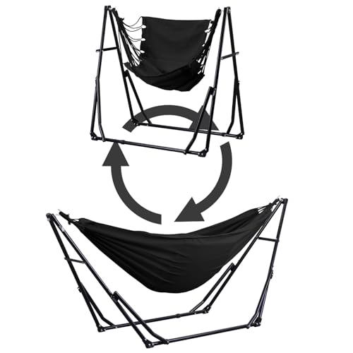 OVASTLKUY 2-in-1 Hammock Chair