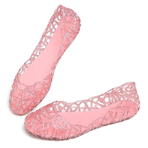 Image of Dear Time Women Flat Heel Summer Beach Jelly Shoes