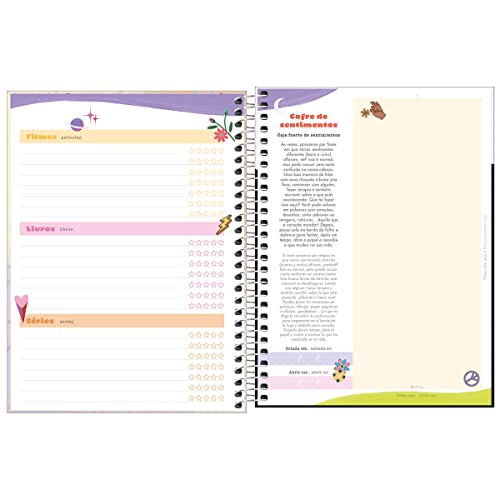 Planner Espiral 17,7 x 24 cm Capricho 2023 - Colorida Normal Is Boring - Tilibra, 622613