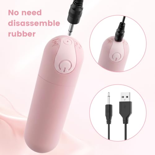 Image of Kverg Mini Massager Waterproof Rechargeable 10 Vibration Pink