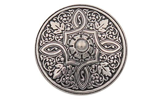 Silber Knöpfe aus Metall geschwärzt, wunderschönes Muster Made in...