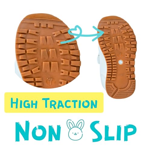 waddle wonder Cheer Shoes for Girls Toddler Tennis School Running Sneaker Non-Slip Hook&Loop Casual Kids Footwear White4