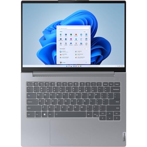 Image of Lenovo ThinkBook 14 G7 IML 2025 Laptop, 12-Core Intel Core Ultra 7 155U, 14 inch WUXGA IPS Touchscreen Display, Intel Graphics, 16GB DDR5 1TB SSD, Backlit Keyboard, FP, Thunderbolt 4, Wi-Fi 6, Win10 Pro