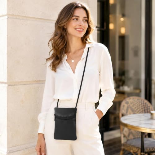 Image of Small Crossbody Women Cell Phone Purse Wallet Bag With Shoulder Strap