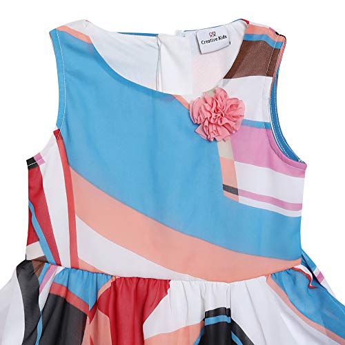 Image of CREATIVE KIDS Girls Linen Midi Dress