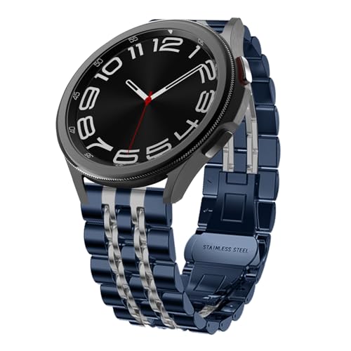 [Hinnwer] 20mm �o���h Samsung Galaxy Watch FE / 7 / 6 / 5 / 4 40mm 44mm �p �X�e�����X�� �X�}�[�g�E�H�b�` �o���h 20mm ���� �M�����N�V�[�E�H�b�` �����x���g �����H��t�� �������� 