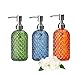 dispensador de jabón de cristal de 400 ml con bomba de acero inoxidable Imagen de dispensador de jabón de cristal de 400 ml con bomba de acero inoxidable