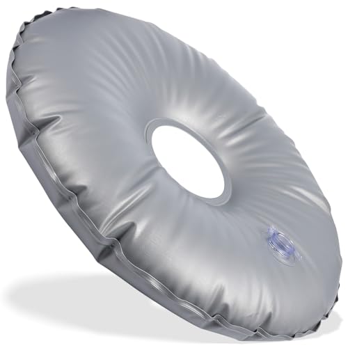VOSAREA Borsa Peso Riempibile con Acqua per Base Bandiera e Ombrellone da Spiaggia PVC Resistente Leggera e Stabile Rinforzo Sicuro per Esterni Giardino e Ristoranti all Aperto