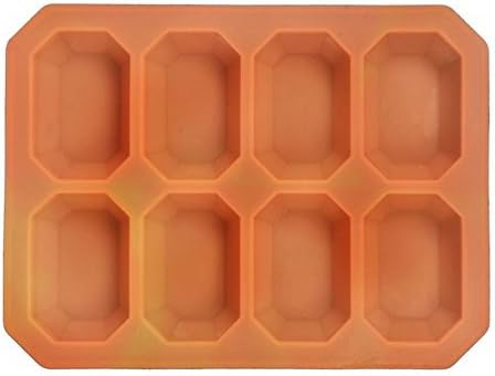 SILICOMOLDS Octagonal Silicone Soap Mould, 28x21x2cm (Multicolour)