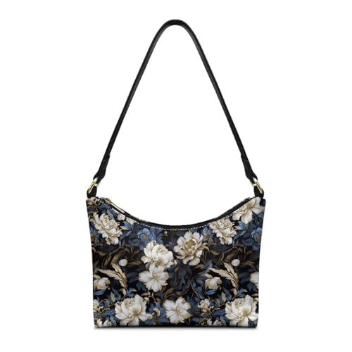Image of Handbag for Women Leather Underam Shoulder Bag with Zipper Fashion Work Purse Waterproof Travel Wallet