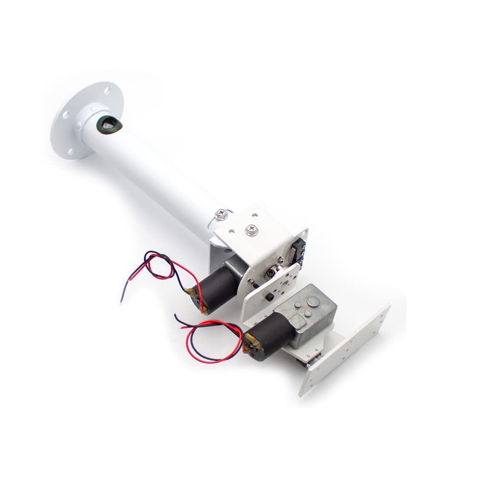 DC Zweiachsiger Kardanischer Solar Tracking Roboter Hochleistungs Hochdrehmoment Ganzmetall Schneckengetriebemotor