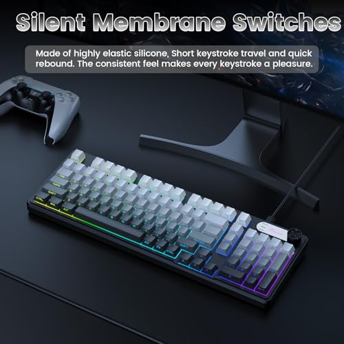 Teclado Gaming G98 Conectividad USB-C RGB miniatura 4
