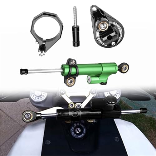 Kit de fixation pour moto Suzuki GSXR600 vert amortisseur direction balade route piste