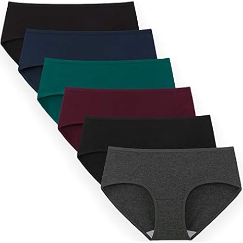 INNERSY Cotton Hipster Panties 6-Pack Cover