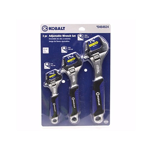 Kobalt 3-Piece Adjustable Wrench Set #TOP2