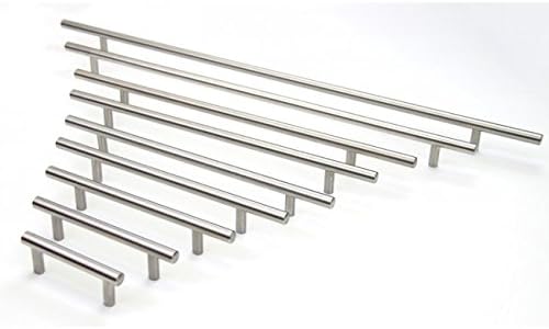 20-inch (500mm) Cabinet Stainless Steel Handle Bar Pull with 16-1/2" (420mm) Hole to Hole Spacing (4 Pack)