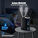AROEVE 6L Luftbefeuchter Schlafzimmer, Aroma Diffusor, Ultraschall Top-Fill Luftbefeuchter für Baby Kinderzimmer, Pflanzen, 60h leise Raumbefeuchter, intelligente Luftfeuchtigkeitskontrolle, Schwarz