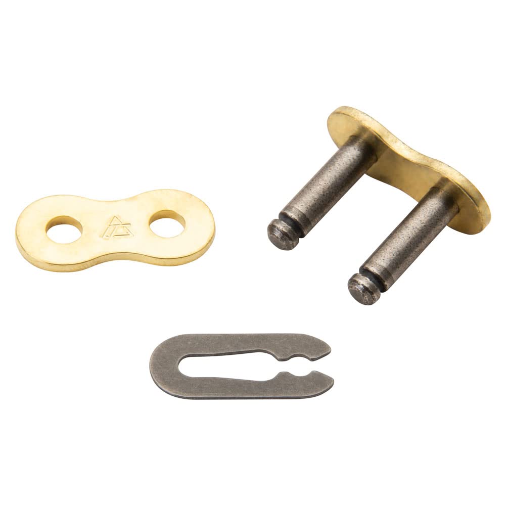 Tusk 428 Gold Plated Race Chain 428x122 Compatible with Kawasaki KLX140 Yamaha TW200/TTR125L, 125LE