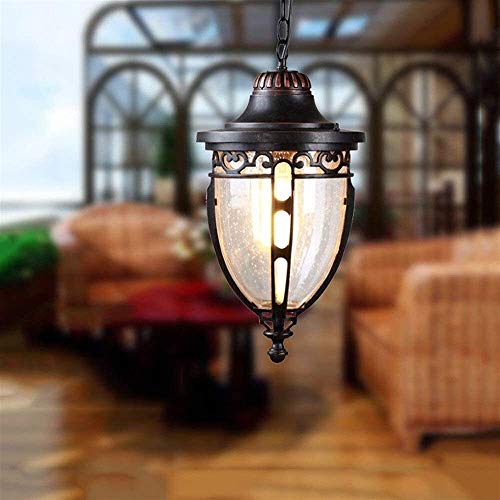 Lustre de plafond extérieur étanche pour vigne de jardin et décoration d'entrée - 6