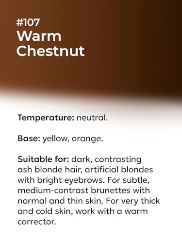 Warm Chestnut Permanent Makeup Ink by Elena Nechaeva 3ml for Pro Results - Image 3
