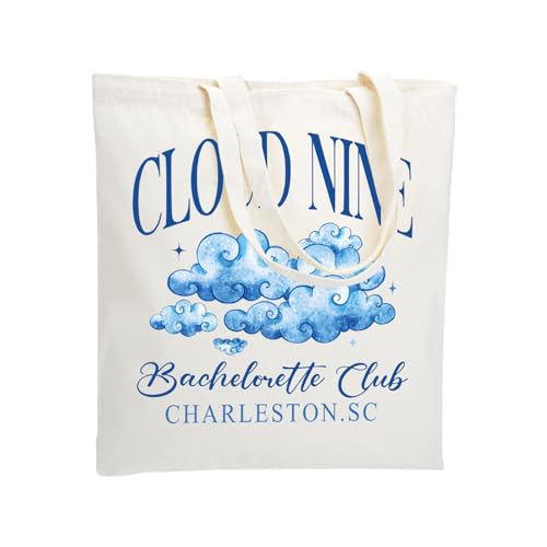 WZJHCL �u���C�Y���C�h �g�[�g�o�b�O Bride On Cloud �i�C�� �o�`�F�����b�e �g�[�g �V���b�s���O�o�b�O �Ɛg�p�[�e�B�[ �M�t�g �u���C�_���V�����[�M�t�g, Cloud Nine�g�[�g�B, 2XL