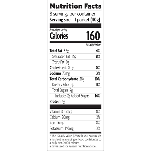 Image of Nature's Path Organic Chocolate Chip Instant Oatmeal, 11.3 oz (Pack of 2), Gluten Free, Non-GMO, Fair Trade