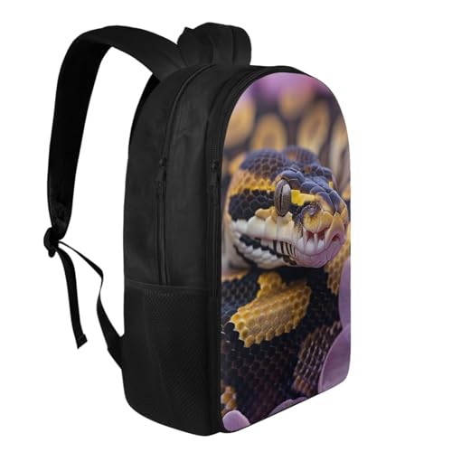 Cool Snake Kid's Backpacks for Girls Boys Elementary School Travel Bookbag 17 Inch2