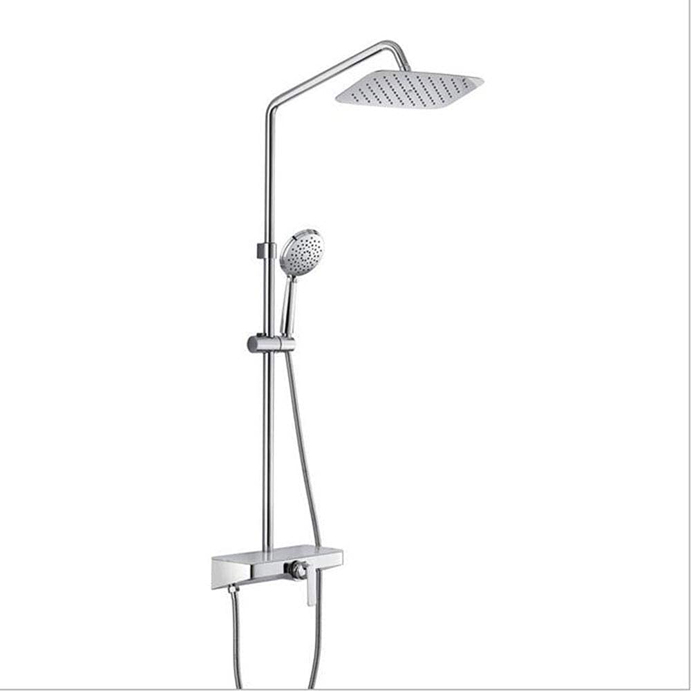 Ensemble de douche pour baignoire familiale avec grand pommeau pluie 12 pouces