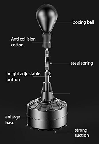 TOE-Punching-Bag-with-Stand-Height-Adjustable-Shock-Absorption-Boxing-Bag-Reflex-Training-Prefect-for-Adults-Kids-Fitness-and-Stress-Relief