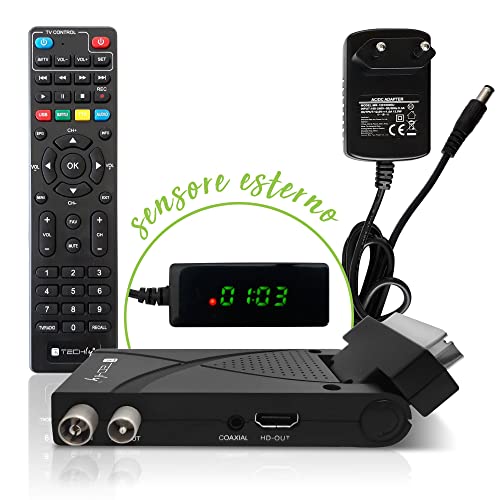 ✅ Decoder Digitale Terrestre nuova generazione DVB-T/T2 H.265 HEVC 10bit con ricerca manuale e automatica dei canali, anteprima del canale TV, supporta sottotitoli e televideo; E' sufficiente collegarlo alla presa HDMI o scart del televisore, alimentarlo e collegare il cavo dell'antenna