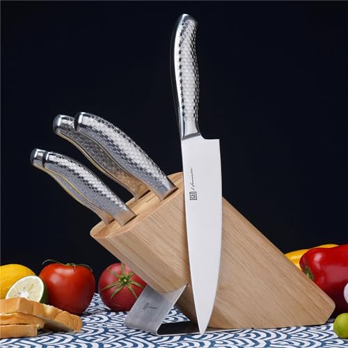 Kitchen-Knife-Set-One-piece-Stainless-Steel-Knife-Sets-for-Kitchen-with-Block-6-Pieces-Solid-Natural-Wood-Knife-Block-Set-Gift-Box-Packed-Silver